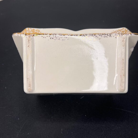 Mid-Century American Goldfinch Bird Lord's Prayer Book Ceramic Planter Vintage - Picture 9 of 11